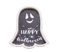 Tagliere Fantasma | Argomenti Di Halloween Vassoio | Piastra Di Avviamento Della Tavola Charcuterie | Piastra Di Densità Da 28,3 Cm, 230 G, Design Fantasma Unico, Per Feste E Regali Di Hallow
