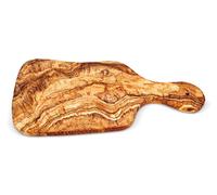 TAGLIERE forma irregolare con manico in legno d'olivo