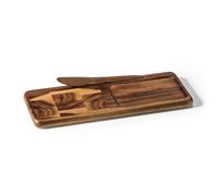 Tagliere Formaggi in Legno End Grain con Coltello Incluso