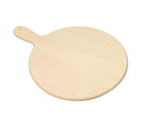 Tagliere Formaggi Polenta in Legno Tondo e con Manico - Ø 30 cm Mod. Checco