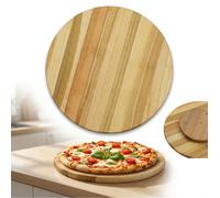 Tagliere girevole ecologico in ciliegio 35 cm - pizza e snack