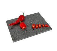 Tagliere Granito Homiu Finitura macchiettata Grigio Approssimativamente 40 X 30 X 1,5 Centimetri Facile da pulire Indossare duramente Chop Sicuro Sicuro per lavastoviglie