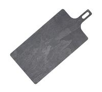 Facilemarket TAGLIERE HPL RETTANGOLARE CON MANICO - FINITURA ARDESIA NERO 36x20x05 cm