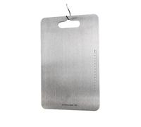 Tagliere In Acciaio Inox Titanium Cutting Board With Scale Stainless Steel Food Chopping Mat For Home Kitchen fruits Vegetables Meat Cooking Per Cucina(24x15cm)