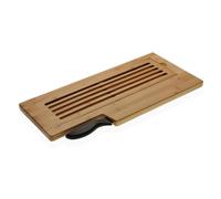 Tagliere in Bamboo con Raccoglibriciole e Coltello cm. 50x23 Taglieri Aperitivo