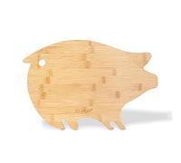Tagliere in Bambù a Forma di Maiale, Divertenti Salumi 38 x 25.4 x 1.3 cm, Simpatico Tagliere per Formaggi a Forma di Animale per Bambini, Ideale per Esposizione a Parete e Decorazione della Cucina