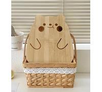 Tagliere in bambù a forma di orso, tagliere ecologico per frutta, verdura e formaggio, simpatico regalo da cucina per cuochi domestici, vassoio decorativo antiscivolo