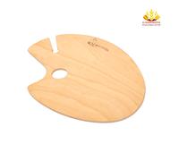 Tagliere in faggio con porta calice per aperitivi 38x28cm