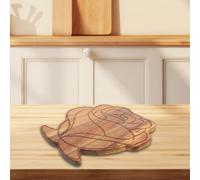 Tagliere in legno a forma di fiore per tagliare verdure, frutta e carne