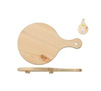 Tagliere in legno abete con manico da 38 cm diametro cucina pala per pizza