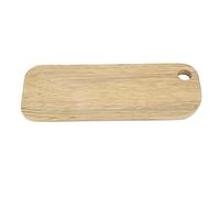Tagliere in legno con foro sospeso zebra tagliere in legno per pane frutti di verdure per pizza che servono il bancone della cucina rettangolare in legno naturale (S (61x21x18cm/24x8.3x7.1in)) (L