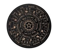 Tagliere in legno decorativo con lettere e lancette per messaggi, decisionale per principianti, familiari e amici