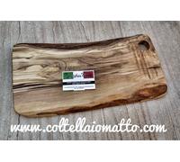 Tagliere in legno d'olivo massello cm 50 x 25