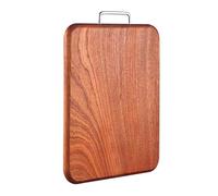 Tagliere in legno massello, pezzo unico, in vero legno, per la famiglia, dimensioni: 40 x 30 x 3 cm, senza colla, durevole e sicuro per la preparazione degli alimenti