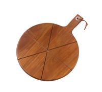 Tagliere In Legno Per Pizza, Vassoio Rotondo Da Portata, Tagliere Per