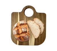 Tagliere in legno spesso, antiscivolo, decorativo, a forma di borsa, tappetino da taglio per bancone della casa, barbecue, pasti, carne, verdura, frutta, formaggio, salumi, snack