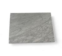 Tagliere in Marmo Bianco Naturale 2 cm - Piano da Cucina Professionale per Pasta, Pizza, Dolci e Lavorazioni Artigianali (45x40x2cm)