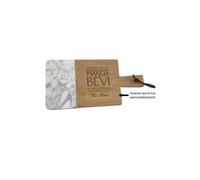 Tagliere In Marmo E Bamboo Personalizzato