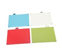 Tagliere in Plastica, Ble 4 Codifica a Colore Tagliente Cucina a 4 Colori Tagliere per Taglieri Set di Gomme per lo Chef Non Slip Grezzo e Cibo Cotto con Portapacing