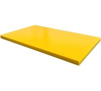 Tagliere in plastica per gastronomia GN, 300 x 500 x 20 mm, in polietilene e polipropilene (PP), colore giallo