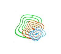 Tagliere in plastica riutilizzabile, in polipropilene, antiscivolo, ultra sottile, smerigliato, tagliere per verdure, carne, frutta, sandwich, blocco anti taglio, utensile da cucina, taglia SFashion