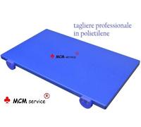 TAGLIERE IN POLIETILENE 40X30X2 CON FERMI BLU Made in Italy