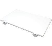 TAGLIERE IN POLIETILENE 50X30X2 CON FERMI BIANCO Made in Italy
