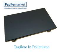 Tagliere Polietilene 60x40x2 nero con fermi Made In Italy