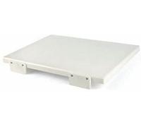 Tagliere in polietilene Bianco 40X30X2 con Fermi Rettangolari / Tondi