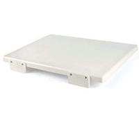 Tagliere in polietilene Bianco 50X30X2 con fermi