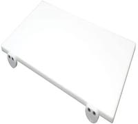 Tagliere in polietilene con fermi professionale euroceppi bianco o colorato cm50x40xh2 ad alta densita per contatto con alimenti (BIANCO)