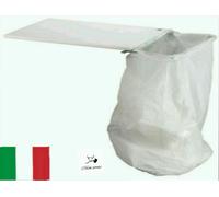 Tagliere in polietilene per sacchetto/rifiuti bianco 60X40X2 Made in Italy