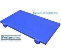 TAGLIERE IN POLIETILENE PROFESSIONALE 60X40X2 BLU Made in Italy