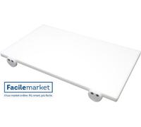 Tagliere in polietilene professionale bianco 50x40x2 con fermi