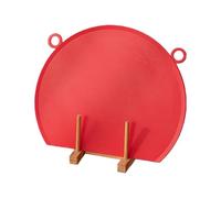 Tagliere in silicone a forma di D | Tagliere per la preparazione del cibo per bambini, per carne di verdure, pollo, interni ed esterni, casa, appartamento