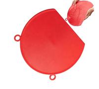 Tagliere in silicone - Vassoio antiscivolo a forma di D | con foro per appendere | Tagliere per la preparazione di alimenti per bambini | per verdure carne pollo interni ed esterni casa appartamento