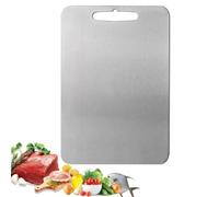 Tagliere in Titanio per Cucina Puro Taglieri Professionale Antibatterico Duro 100% Titanium Cutting Board Qualità Multifunzione 2024 Nuovo senza BPA uso Alimentare su Entrambi i Lati Alimenti 29x20 cm