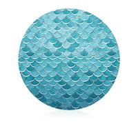 Tagliere in vetro, onde blu Squama sirena stampa scala tagliere in vetro piccolo tagliere portatile tagliere frutta tagliere