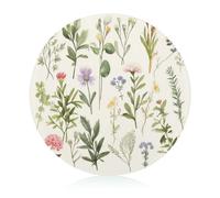 Tagliere in vetro, Stagione Acquerelli di Erbe Flowersb Stampa Vetro Tagliere Piccolo Tagliere Da Viaggio Tagliere Tagliere Verdura Tagliere
