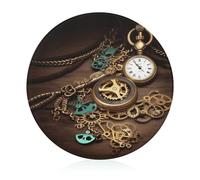 Tagliere in vetro, Steampunk Orologi Chiavi E Catene Stampa di Vetro Tagliere Piccolo Tagliere Da Viaggio Tagliere Tagliere Verdura Tagliere