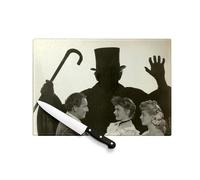 Tagliere in vetro temperato - Dottor Jekyll and Mister Hyde Culte Photo del film retrò originale 9 - Protezione piano di lavoro e sottopentola resistente al calore 2 misure stampate in Francia
