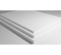 TAGLIERE - LASTRA IN POLIETILENE ALIMENTARE BIANCO SPESS. 20 MM - CM 100 X 100