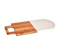 Tagliere legno e marmo bianco collezione KINVARA