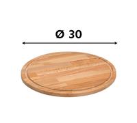 Tagliere Legno Faggio Massello Tondo Vassoio Rotondo Aperitivo Antipasto Carne