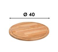 Tagliere Legno Faggio Massello Tondo Vassoio Rotondo Aperitivo Antipasto Carne