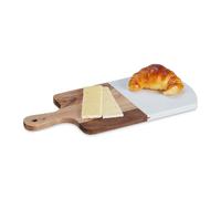 Tagliere legno marmo rettangolare asse cucina HxLxP: 1,5x38x18 cm piccolo manico