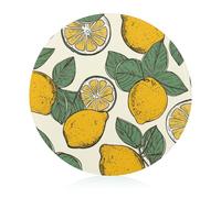 Tagliere, Limone Frutta Modello Stampato Tagliere Blocco, Frutta Tagliere Blocco, Addensato Chopping Block, Rotondo Tagliere Block