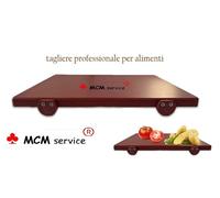 Tagliere Marrone in Polietilene per uso professionale e casalingo varie misure