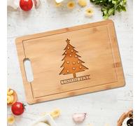 Tagliere natalizio - Blocco di salumi con incisione personalizzata, regalo personalizzato per la cucina per familiari e amici, decorazione natalizia