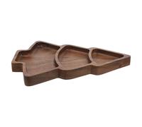 Tagliere Natalizio Vassoio Da Portata in Legno Per Servire Il Cibo